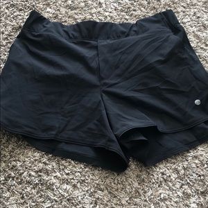 Black Athletic shorts with pockets